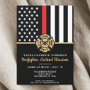 Search for firefighter graduation invitations First responder