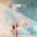 Search for elegant clear wedding invitations Boho