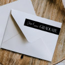 Search for envelope wrap return address labels Modern graduation