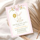 Search for rabbit birthday invitations Cute