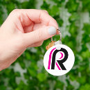 Search for letter r key rings Black