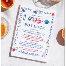 Search for summer 4th of july invitations Usa flag