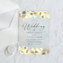 Search for gold acrylic wedding invitations Elegant