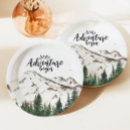Search for winter baby shower plates Watercolor