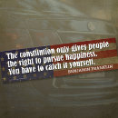 Search for benjamin franklin bumper stickers Constitution