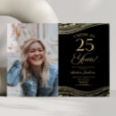 Search for 25th birthday invitations Cheers to 25 years