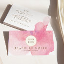 Search for girly business cards Makeup artist