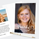Search for heart shape thank you cards For her
