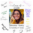 Search for guest signature posters College graduation message keepsake