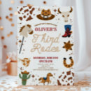 Search for horseshoe birthday invitations Cowboy