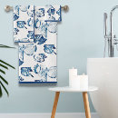 Search for blue seashells bath towels Nautical
