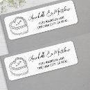 Search for rehearsal dinner return address labels Couple