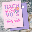 Search for bach party invitations Pink