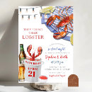 Search for lobster engagement party invitations Couple