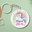 Search for rainbow unicorn key rings Magical