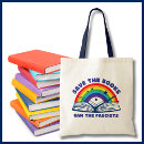 Search for banned books tote bags Censorship