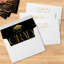 Search for graduation announcement envelopes Typography