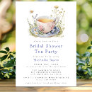 Search for spring tea party invitations Watercolor