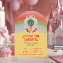 Search for rainbow balloons invitations Whimsical