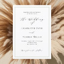 Search for green and white wedding invitations Script typography