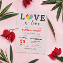 Search for gay and lesbian wedding invitations Love is love