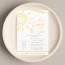 Search for here comes the son invitations Minimalist