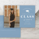 Search for light blue graduation invitations Typography