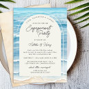Search for ocean engagement party invitations Seaside celebration