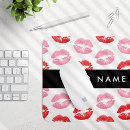 Search for kisses mousepads Pattern of lips