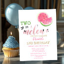 Search for watermelon 2nd birthday invitations Second