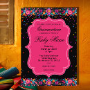 Search for mexican fiesta quinceanera invitations Black