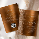 Search for metallic wedding invitations Brushed metal