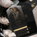 Search for all black wedding invitations Stylish