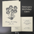 Search for february birthday cards Birth flower