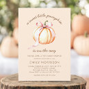Search for pink pumpkin invitations Mother to be