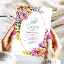 Search for surprise 55th birthday invitations Floral