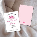 Search for pink booties baby shower invitations Typography