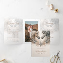 Search for trifold wedding programs Pink