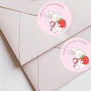 Search for cute rabbit stickers Strawberry