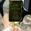 Search for green gold wedding programs Modern