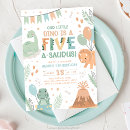 Search for baby dino birthday invitations Dinosaur