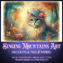 Search for vintage botanical tissue paper Whimsical