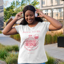 Search for wine bachelorette party tshirts Pink