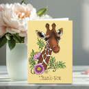 Search for giraffe thank you cards Nature