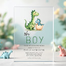 Search for dinosaur baby boy shower invitations Watercolor