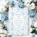 Search for vintage toile invitations Chinoiserie