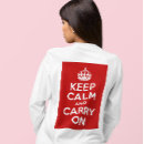 Search for keep calm style tshirts White