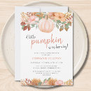 Search for fall floral baby shower invitations Watercolor