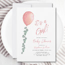 Search for greenery eucalyptus baby shower invitations Balloon