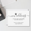 Search for black white dog invitations New address